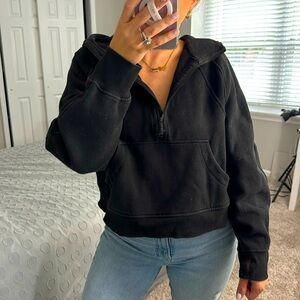 LULULEMON Scuba Oversized Half-Zip Hoodie Black Size M/L